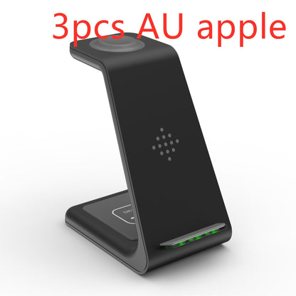 3-in-1 Fast Wireless Charging Station Stand