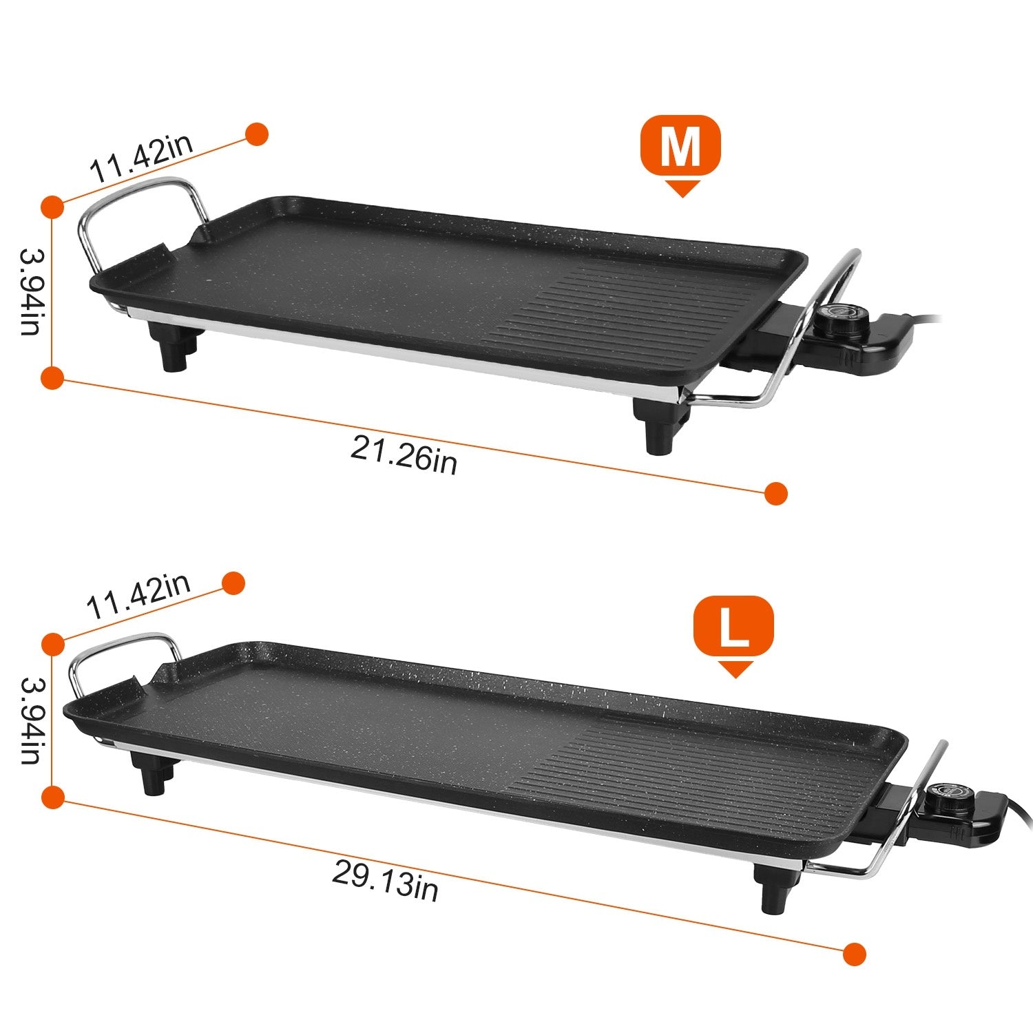 1Pc Electric Barbecue Grill Hot Plate Cooking BBQ Griddle Non Stick Table Top Grill Griddle For Indoor Outdoor Camping Picnic Family Gathering Friend Party