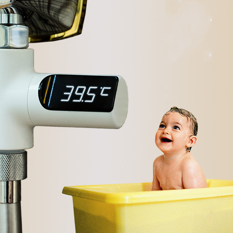 LED Display Home Water Shower Thermometer