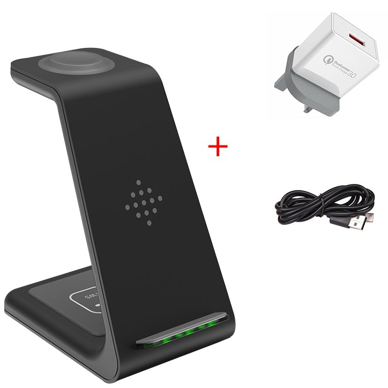 3-in-1 Fast Wireless Charging Station Stand