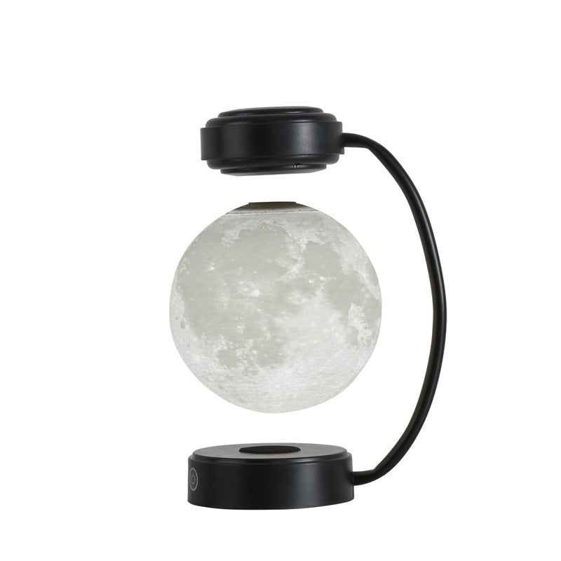 3D LED Moon Night Light Wireless Magnetic Rotating Ball Lamp