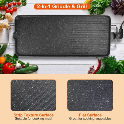 Electric BBQ Tabletop Grill for Indoor & Outdoor