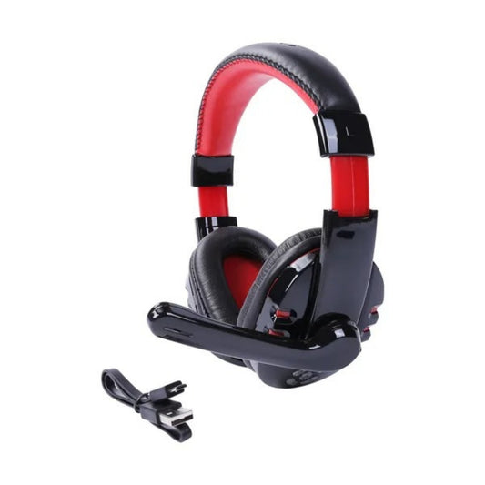Wireless Bluetooth 4.2 Over Ear Earphone Noise Canceling Adjustable Earphone Deep Bass Stereo Gaming Micro Headphones