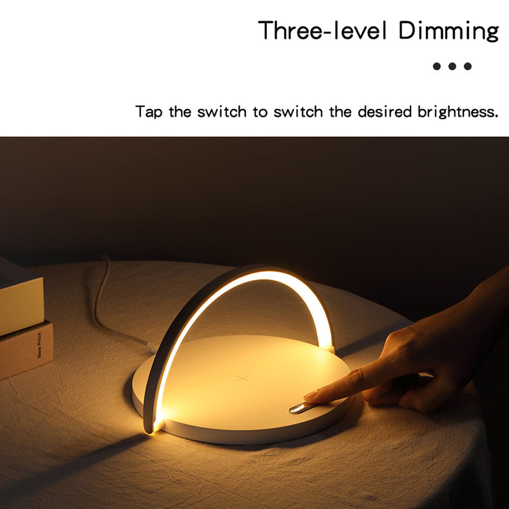 Table Lamp Fast Qi Wireless Charger