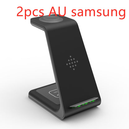 3-in-1 Fast Wireless Charging Station Stand