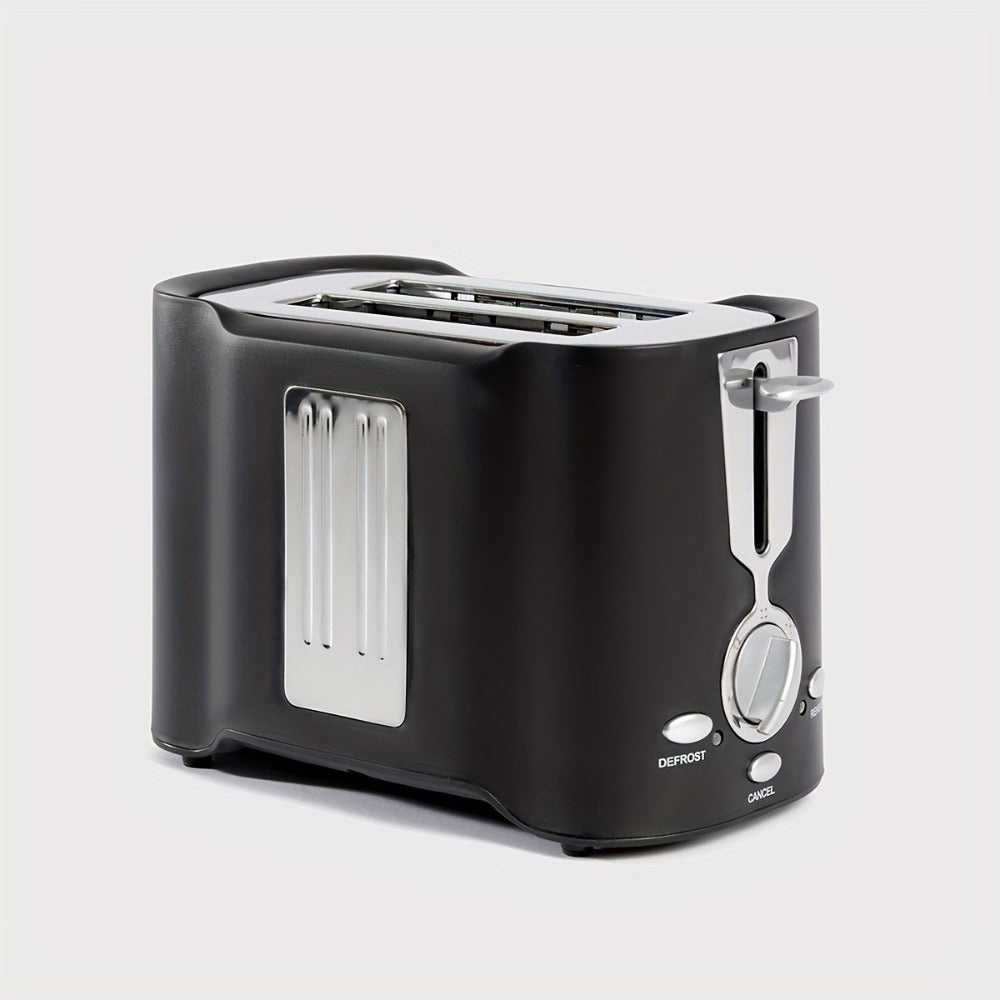 2-Slice Stainless Steel Toaster with Wide Slots