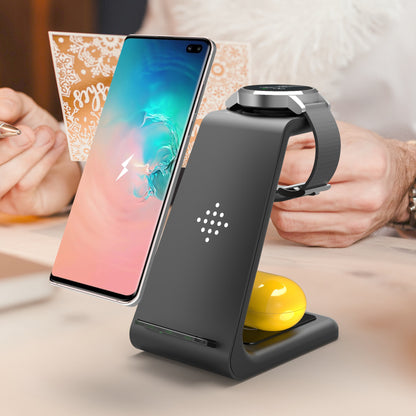 3-in-1 Fast Wireless Charging Station Stand