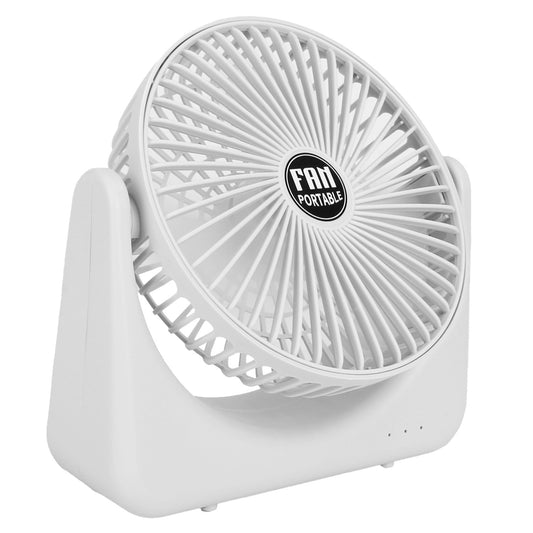 6.5in Desk Fan USB Powered 2 Speeds Table Cooling Fan Tilt Quiet Desktop Fan For Bedroom Office