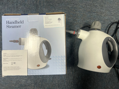 Handheld Steam Cleaner With Safety Lock, 500 Ml Large Water Tank 12 Piece Accessory Set Deep Cleaning Multiple Surfaces For Kitchen, Bathroom, Car,  OffWhite