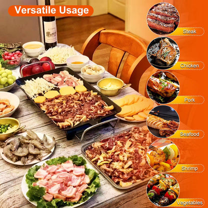 Electric BBQ Tabletop Grill for Indoor & Outdoor