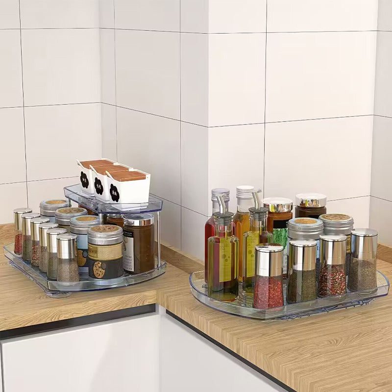 Kitchen Refrigerator Rotating Dining Tray For Refrigerated Drinks
