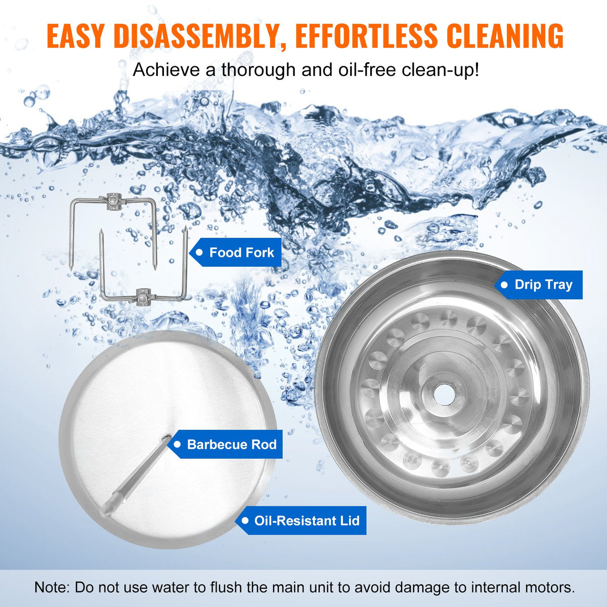 13 lb Electric Shawarma & Gyro Rotisserie with Dual Burners – view 2