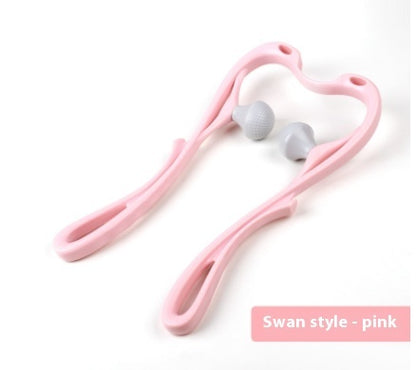 Manual Six-Wheel Neck Massager Roller Tool