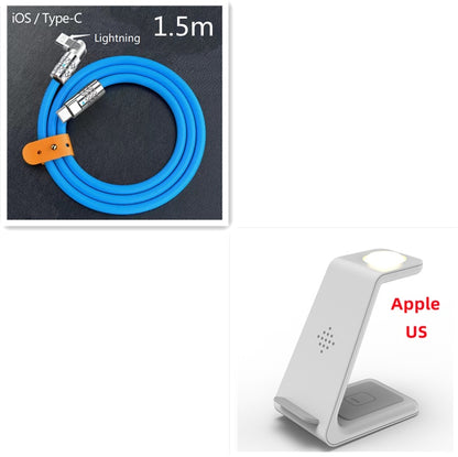 3-in-1 Fast Wireless Charging Station Stand