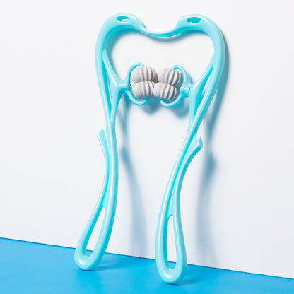 Manual Six-Wheel Neck Massager Roller Tool
