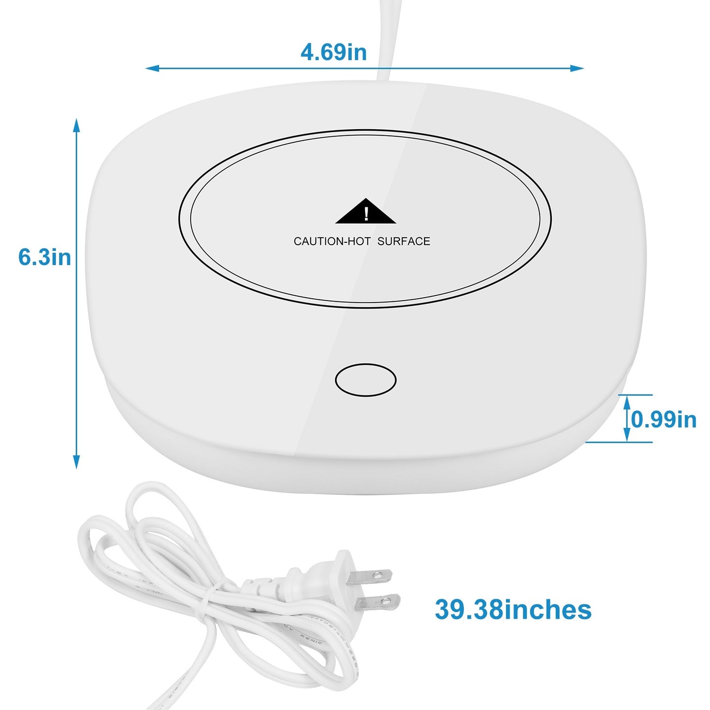 Electric Coffee Mug Warmer with Auto Shut-Off